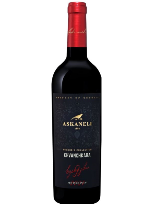 Вино Askaneli Brothers Khvanchkara красное полусладкое, 0.75л