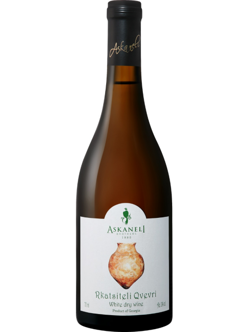 Вино Askaneli Brothers Rkatsiteli Qvevri Оранж белое сухое, 0.75л