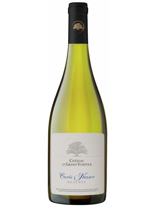 Вино Chateau Le Grand Vostok Cuvee Karsov белое сухое, 0.75л