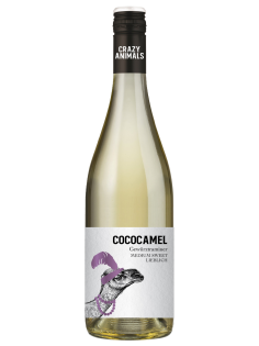 Вино Crazy Animals Cococamel Gewurztraminer белое полусладкое, 0.75л