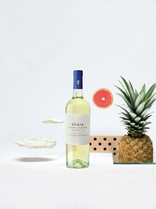 Вино Scaia Garganega Chardonnay белое полусухое, 0.75л