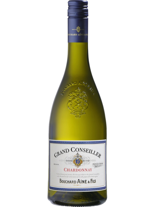 Вино Bouchard Aine & Fils Grand Conseiller Chardonnay белое сухое, 0.75л