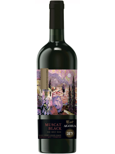 Вино Agora Muscat Black красное сладкое, 0.75л
