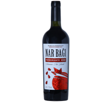 Напиток винный Nar Bagi Гранат красное полусладкое, 0.75л