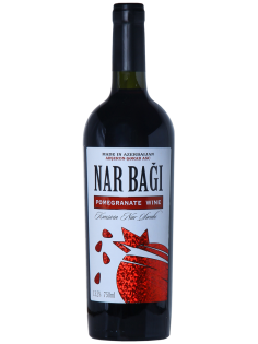 Напиток винный Nar Bagi Гранат красное полусладкое, 0.75л