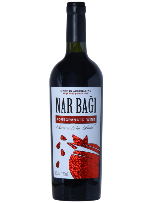 Напиток винный Nar Bagi Гранат красное полусладкое, 0.75л