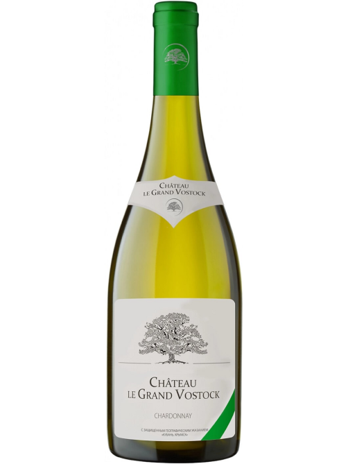 Вино Chateau Le Grand Vostok Chardonnay белое сухое, 0.75л