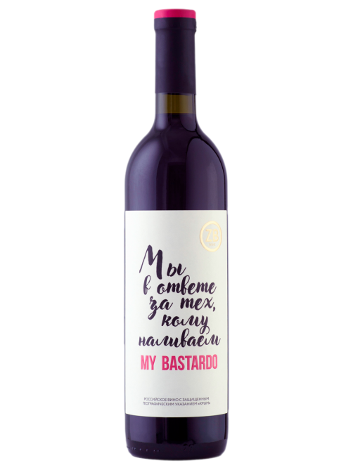Вино ZB Wine Bastardo красное полусладкое, 0.75л
