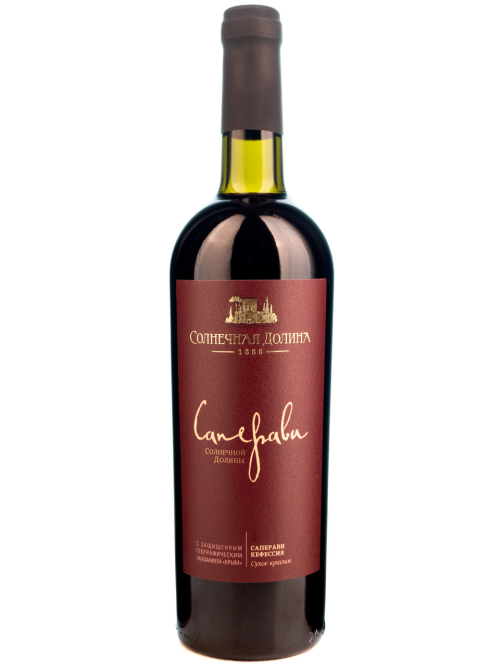 Вино Солнечная Долина Саперави красное сухое, 0.75л