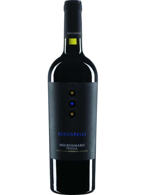 Вино Luccarelli Negroamaro Puglia красное полусухое, 0.75л