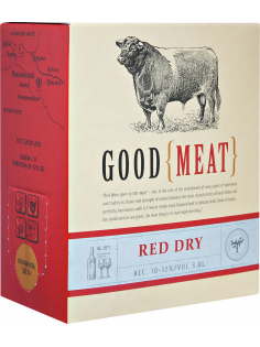Вино Good Meat красное сухое, 3л