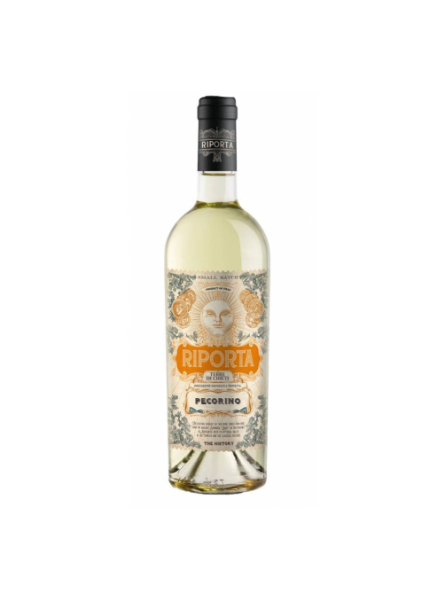 Вино Riporta Pecorino белое сухое, 0.75л