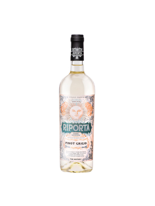 Вино Riporta Pinot Grigio белое сухое, 0.75л