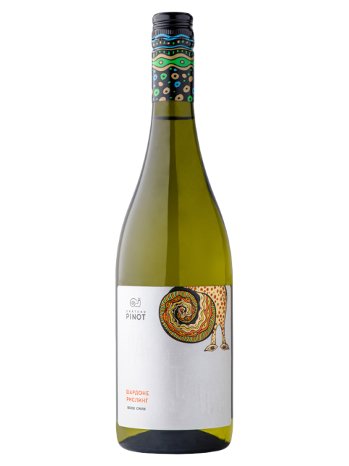 Вино Шато Пино Chardonnay Riesling белое сухое, 0.75л