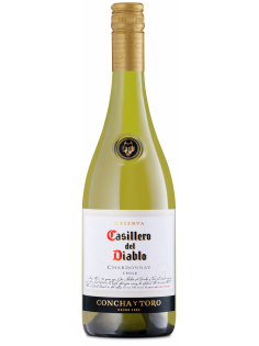 Вино Casillero del Diablo Chardonnay Reserva сухое белое, 0.75л