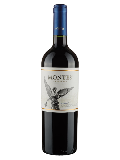 Вино Montes Reserva Merlot красное сухое, 0.75л
