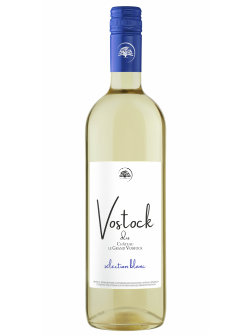 Вино Chateau Le Grand Vostok Восток дю Шато белое сухое, 0.75л