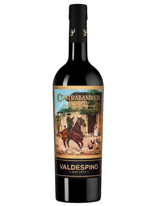 Вино Херес Valdespino Contrabandista Amontillado белое полусухое, 0.75л
