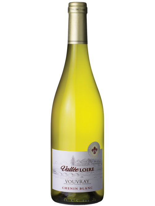 Вино Vallee Loire Vouvray Chenin Blanc белое полусухое, 0.75л