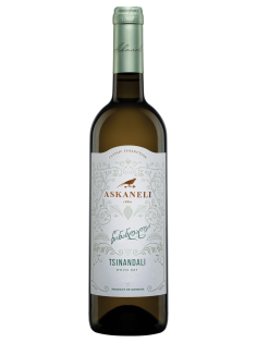 Вино Askaneli Brothers Classic Collection Цинандали белое сухое, 0.75л