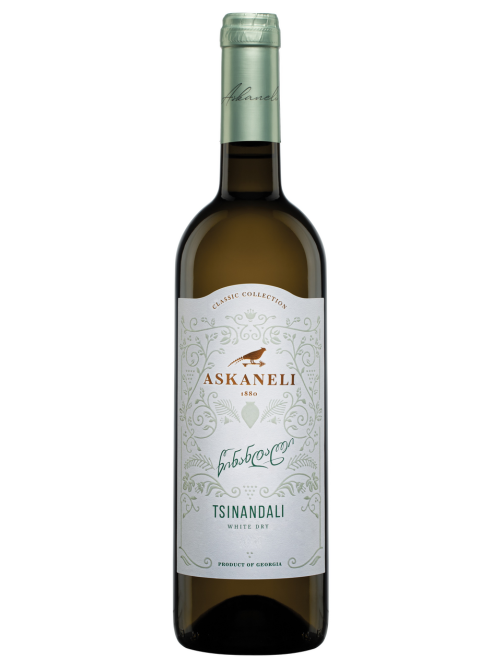 Вино Askaneli Brothers Classic Collection Цинандали белое сухое, 0.75л