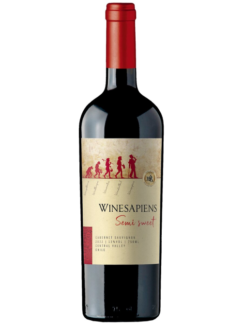 Вино Winesapiens Cabernet Sauvignon красное полусладкое, 0.75л