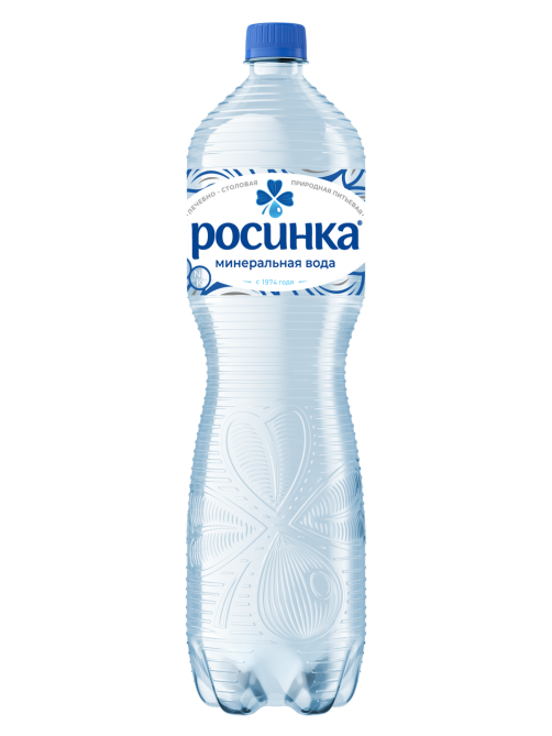 Вода Росинка Липецкая минеральная столовая газированная, 1.5л x 6 шт