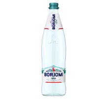 Вода Borjomi минеральная природная лечебно-столовая газированная стекло, 750мл