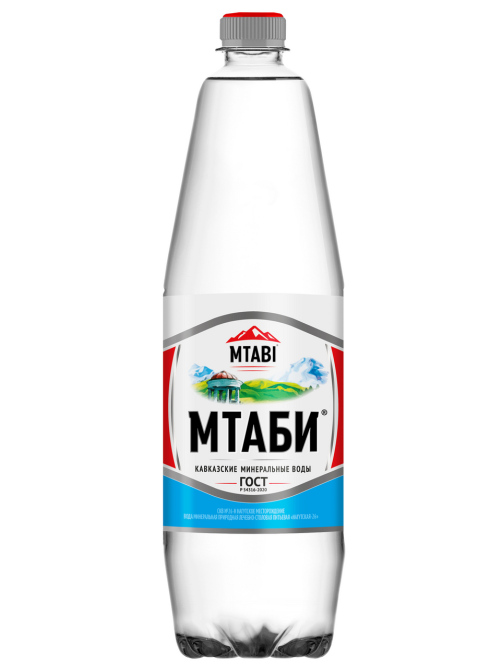 Вода Мтаби Нагутская-26 минеральная лечебно-столовая газированная, 1.25л