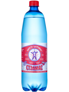 Вода Stelmas Mg минеральная лечебно-столовая газированная, 1л