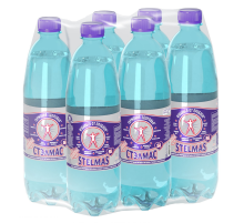 Вода Stelmas минеральная кремнистая газированная, 1л x 6 шт