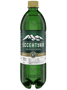 Вода Ессентуки №17 минеральная газированная, 750мл