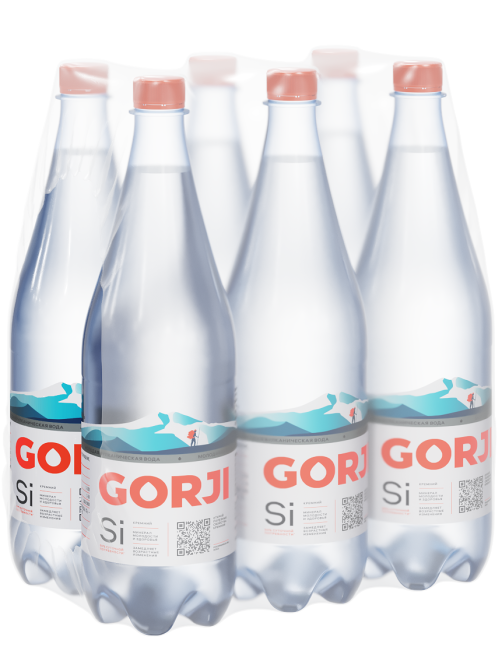 Вода Gorji минеральная газированная, 1л x 6 шт