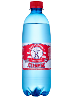 Вода Stelmas Mg+ минеральная газированная, 500мл