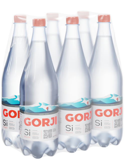 Вода Gorji минеральная газированная, 1л