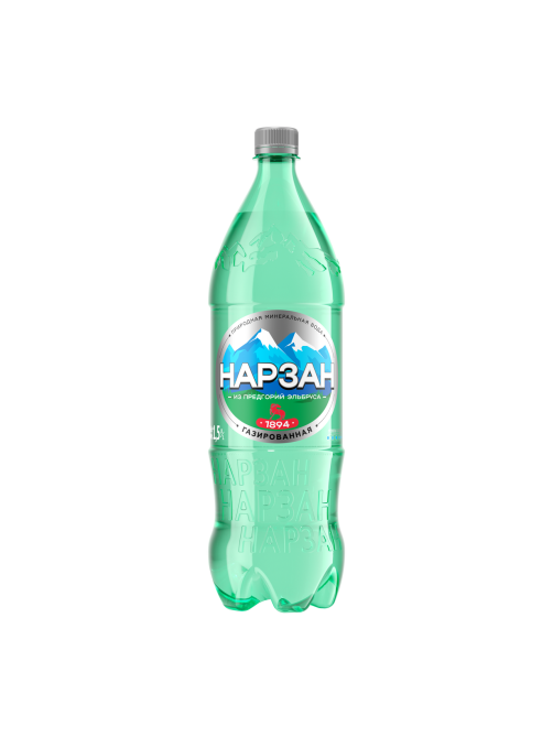 Вода Нарзан минеральная лечебно-столовая газированная, 1.5л x 6 шт