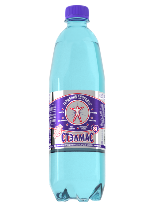 Вода Stelmas минеральная кремнистая газированная, 1л x 6 шт