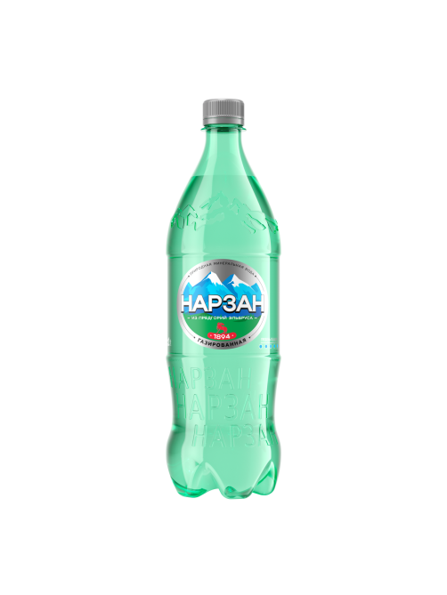 Вода Нарзан минеральная лечебно-столовая газированная, 1л x 9 шт