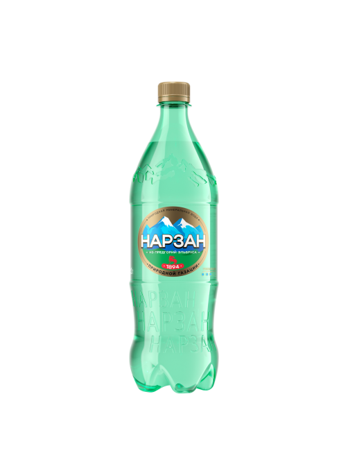 Вода Нарзан минеральная лечебно-столовая природной газации газированная, 1л x 9 шт
