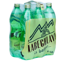 Вода Набеглави минеральная лечебно-столовая природная газированная, 1л x 6 шт