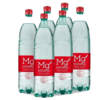 Вода Mivela Mg++ минеральная лечебно-столовая газированная, 1л x 6 шт