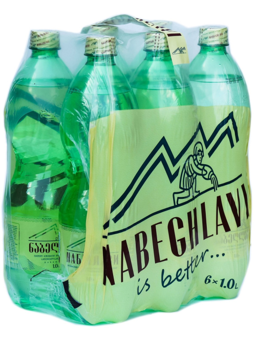 Вода Набеглави минеральная лечебно-столовая природная газированная, 1л