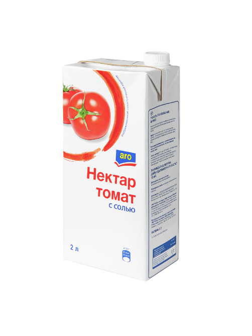 aro Нектар томатный с солью, 2л x 6 шт