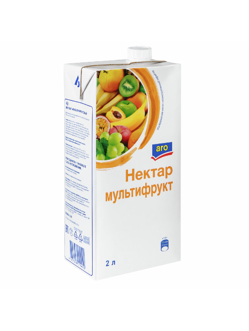 aro Нектар мультифруктовый, 2л x 6 шт