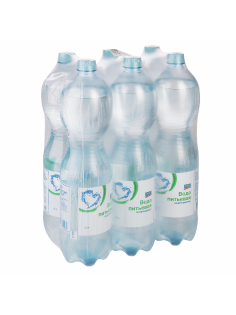 aro Вода питьевая газированная, 1.5л x 6 шт