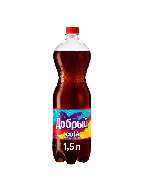 Напиток Добрый Cola Ледяной лимон газированный, 1.5л x 9 шт