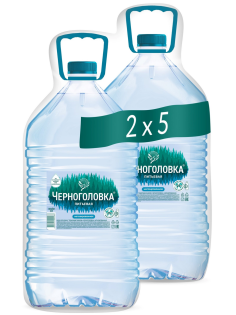 Вода Черноголовка природная питьевая негазированная, 5л x 2 шт