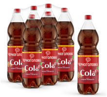 Напиток Черноголовка Cola вишня-миндаль сильногазированный, 1.5л х 6 шт