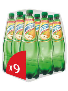 Напиток Натахтари Груша газированный, 1л x 9 шт
