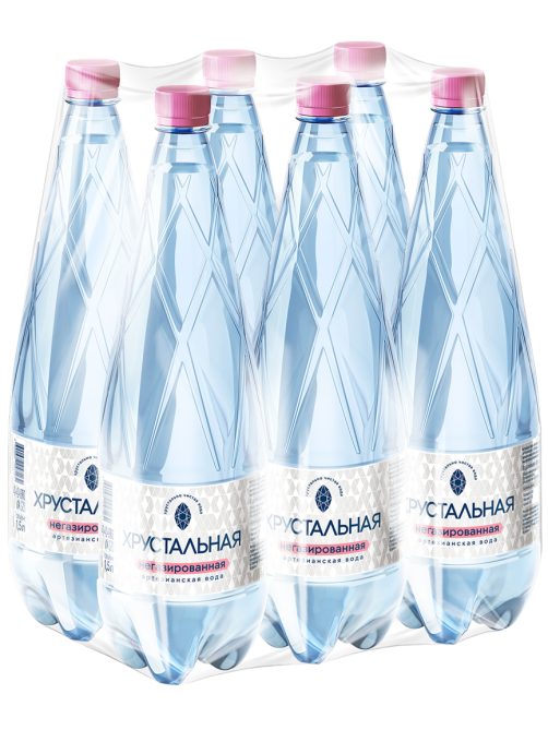 Вода Хрустальная негазированная, 1.5л x 6 шт